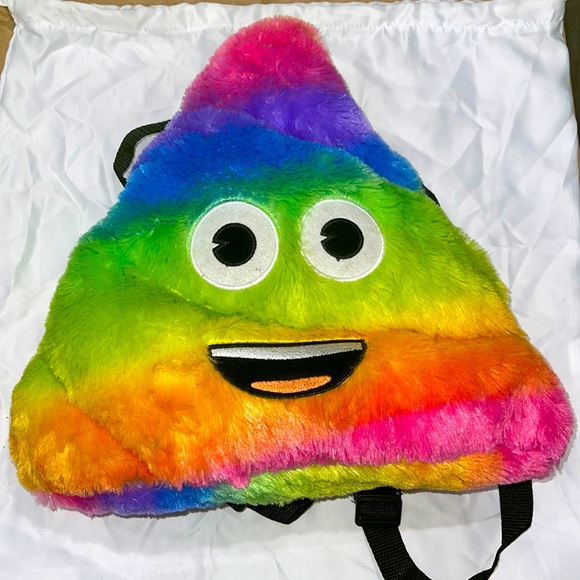 Accessories Festival Rainbow Poop Emoji Backpack Poshmark